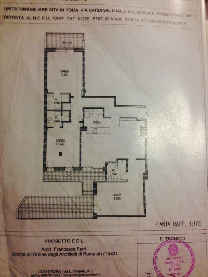 شقة Atelier San Pietro روما المظهر الخارجي الصورة